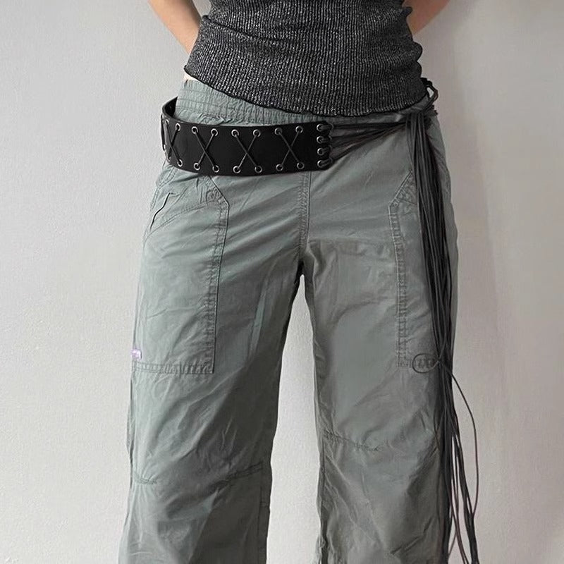 American Style Eyelet Strap PU Belt – Sienna Noosa