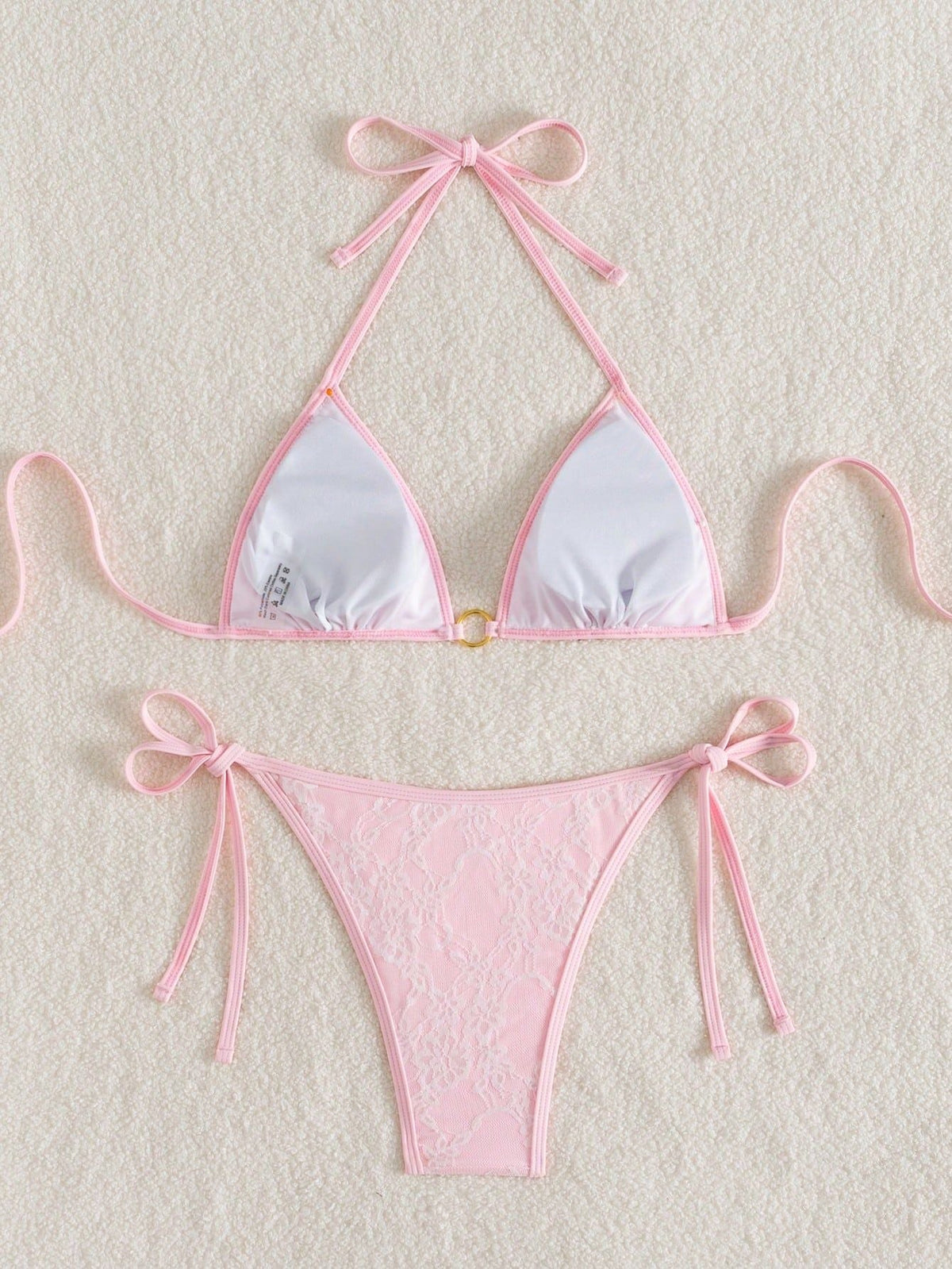 Sexy Backless Strappy Lace Triangle Bikini – Sienna Noosa