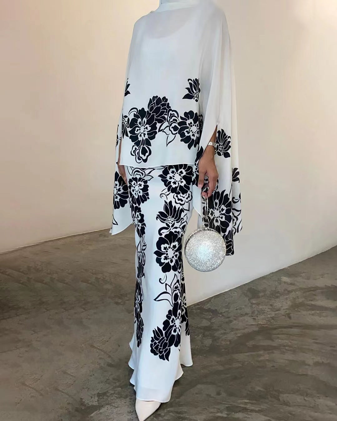 High Collar Floral Elegant Slim Set – Sienna Noosa