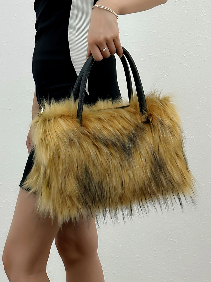Trendy chain crossbody bag fashionable fur bag – Sienna Noosa