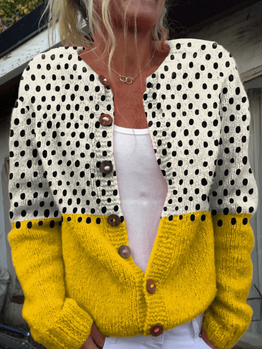 Mónica Suéter Cardigan de Punto Vintage – Sienna Noosa
