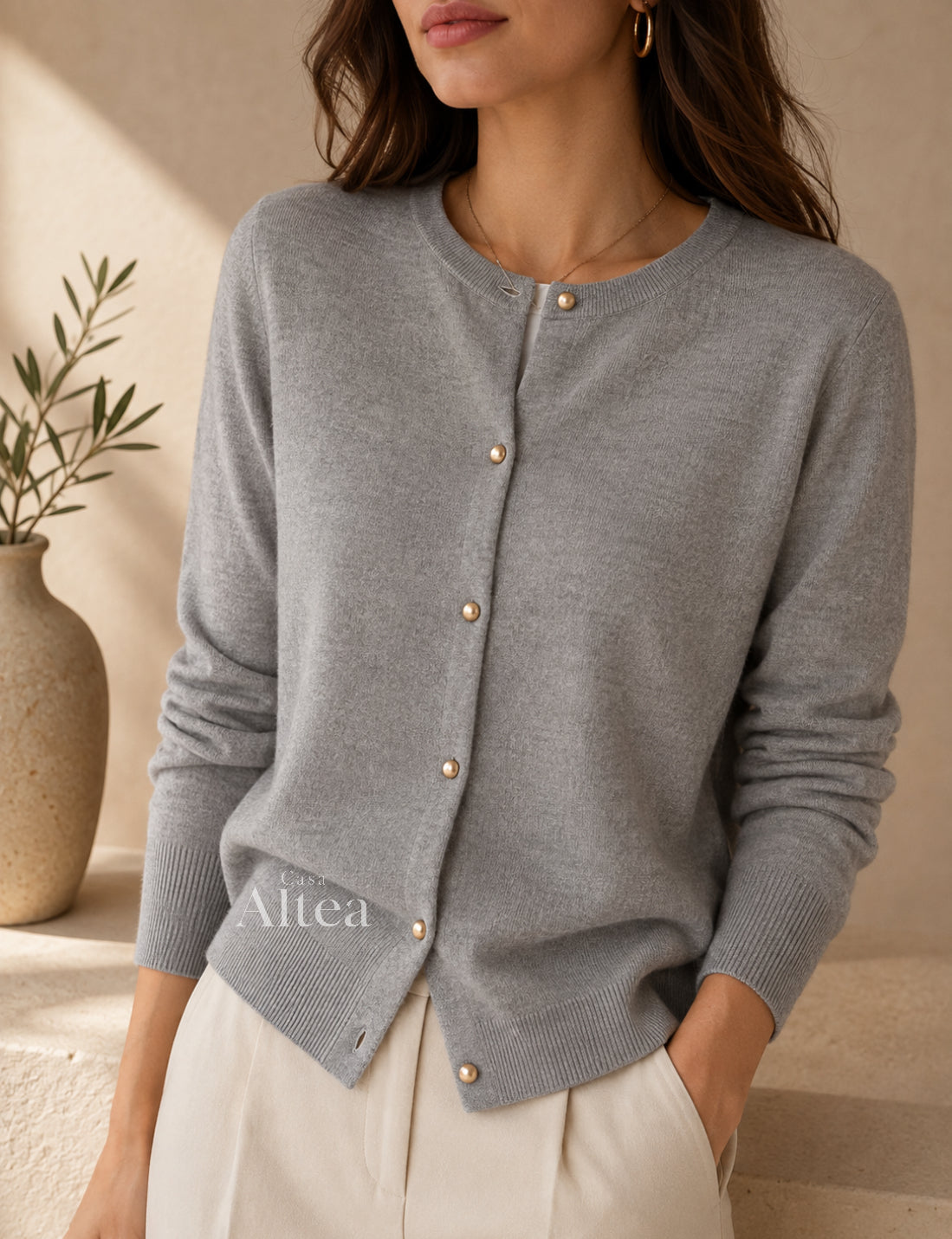 Adriana Cardigan Knit With Buttons – Sienna Noosa