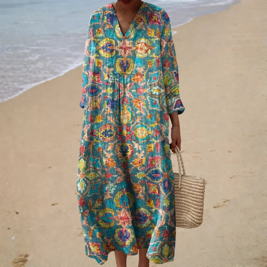 Dress Summer Print And Favorecedor – Sienna Noosa