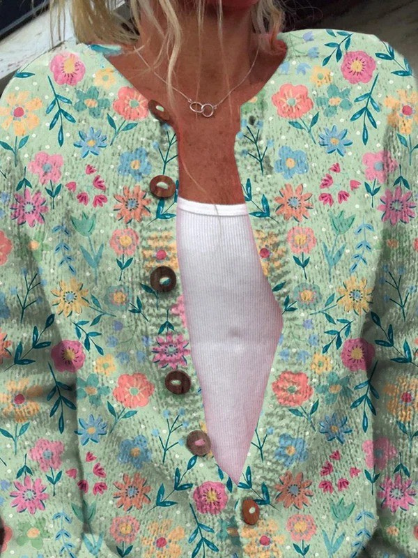 Lucia Cardigan Vintage Floral With Buttons – Sienna Noosa