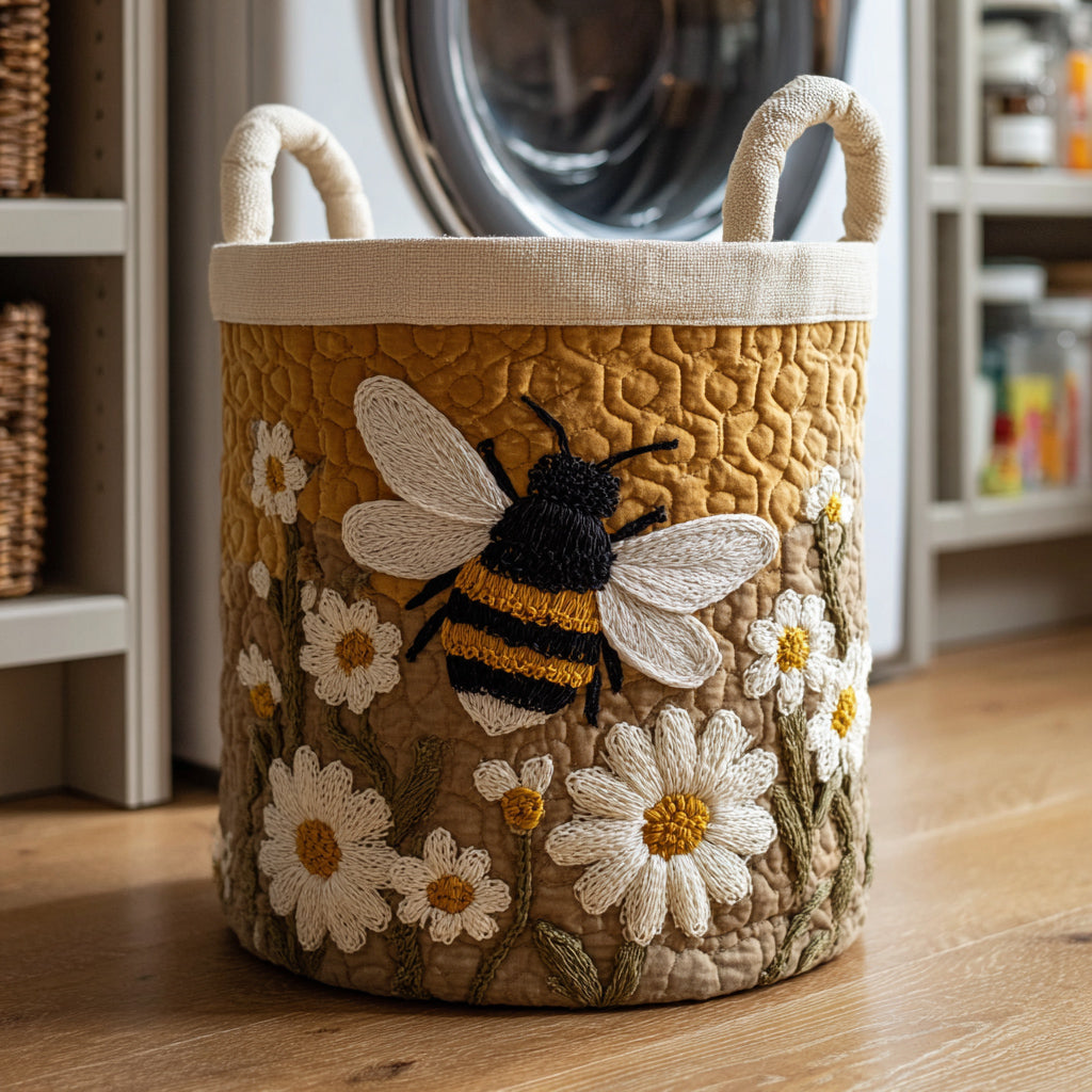 Melissa Quilted Laundry Basket Bee – Sienna Noosa