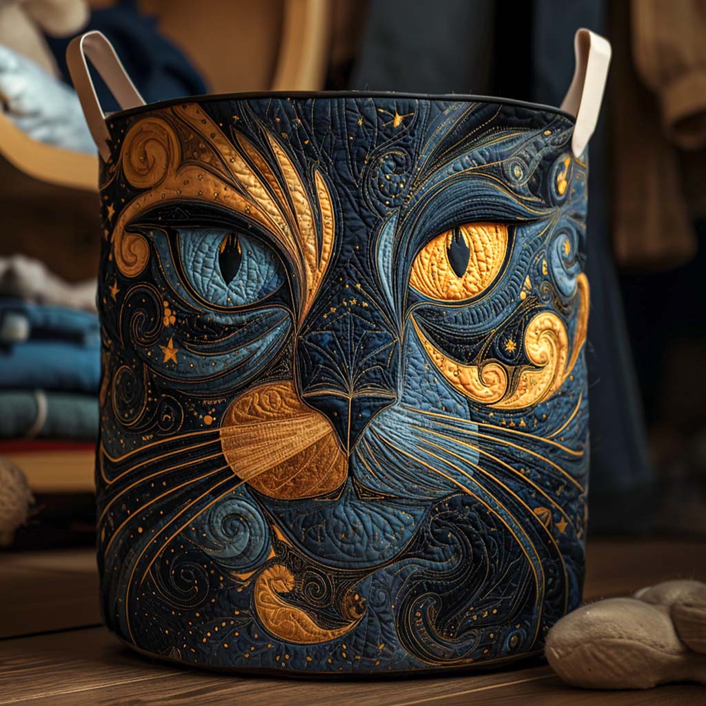 Stella Quilted Laundry Basket Cat Among the Stars – Sienna Noosa