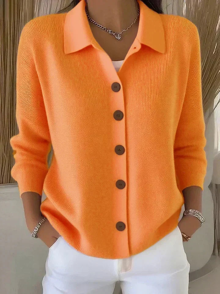 Josefina Jacket Knit With Neck And Buttons – Sienna Noosa