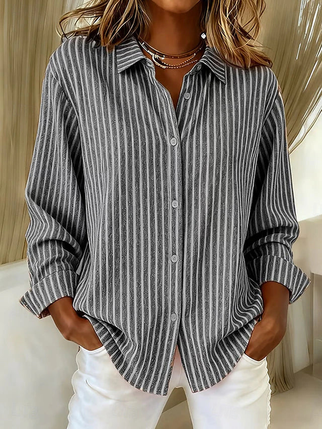 Jimena Shirt Striped With Buttons – Sienna Noosa