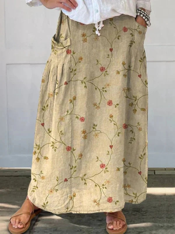 Lightweight Printed Skirt – Sienna Noosa