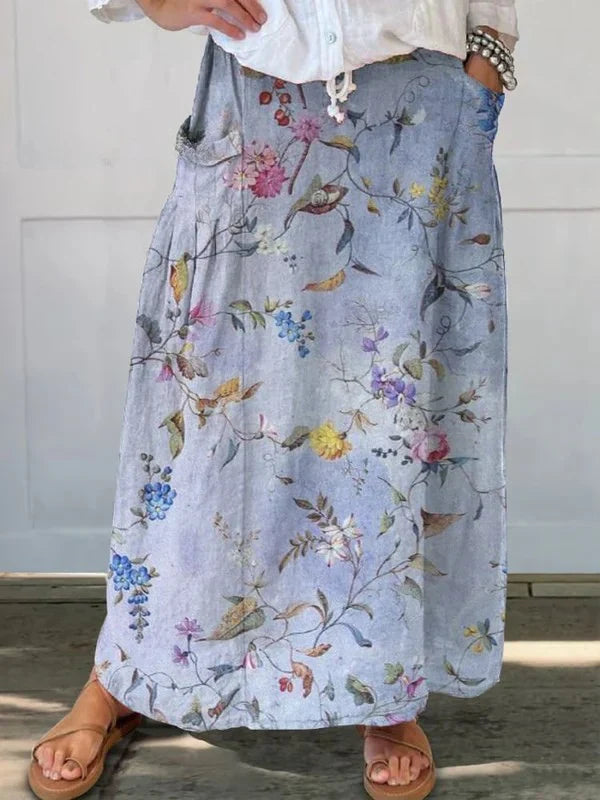 Lightweight Printed Skirt – Sienna Noosa