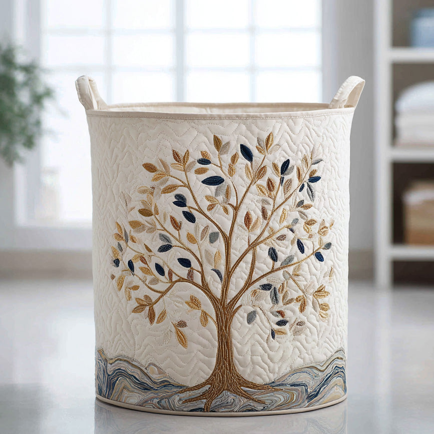 Aurora Quilted Laundry Basket Árbol – Sienna Noosa
