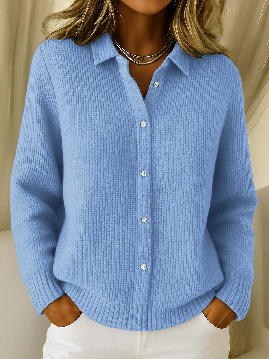 Carmela Jacket Knit Texturizada With Buttons – Sienna Noosa
