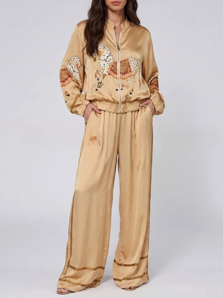 Cayetana Alejandra Set Two-Piece With Costuras In Contrast – Sienna Noosa