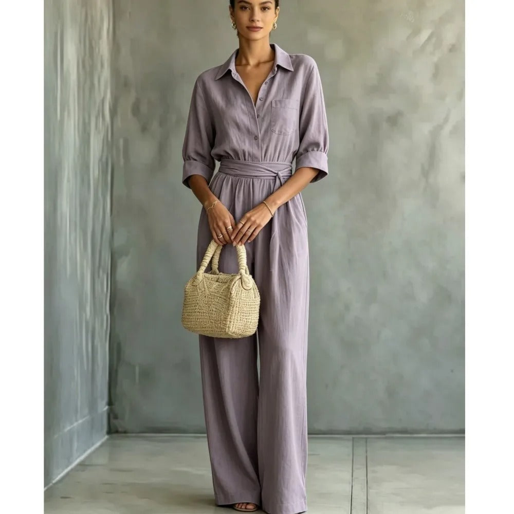 Aitana Set Two-Piece With Trousers Flowing Asymmetric – Sienna Noosa