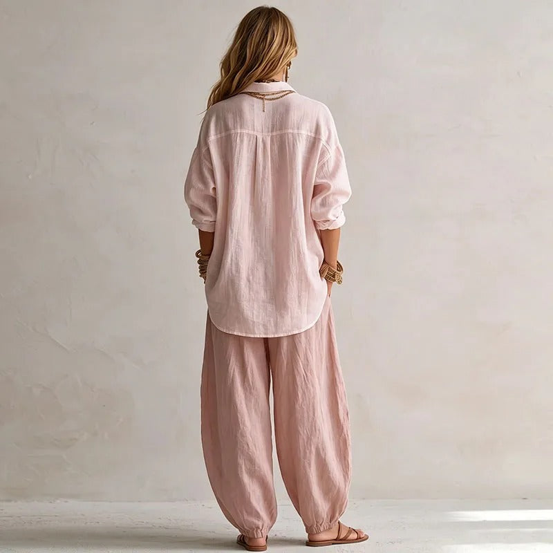 Clemencia Elena Jumpsuit Elegant With Waist Ajustable And Trousers Wide – Sienna Noosa
