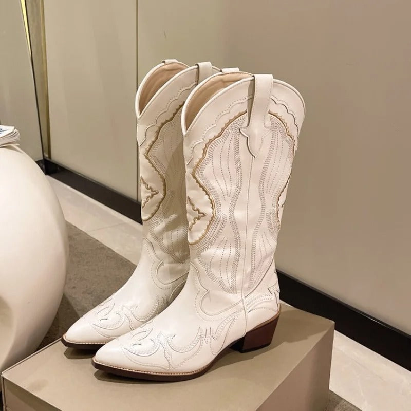 Valeria Alma Boots Cowboy Bordadas – Sienna Noosa