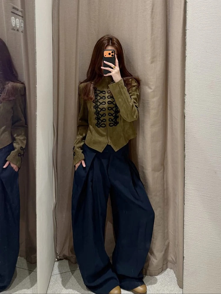 Amelia Nadia Jacket Denim Fitted With Neck Bao – Sienna Noosa