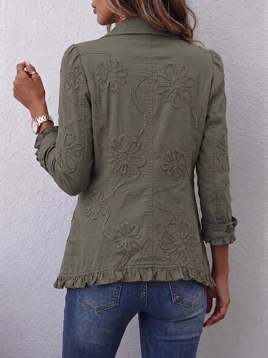 Ascensión Ascension Jacket Embroidered With Ruffles – Sienna Noosa