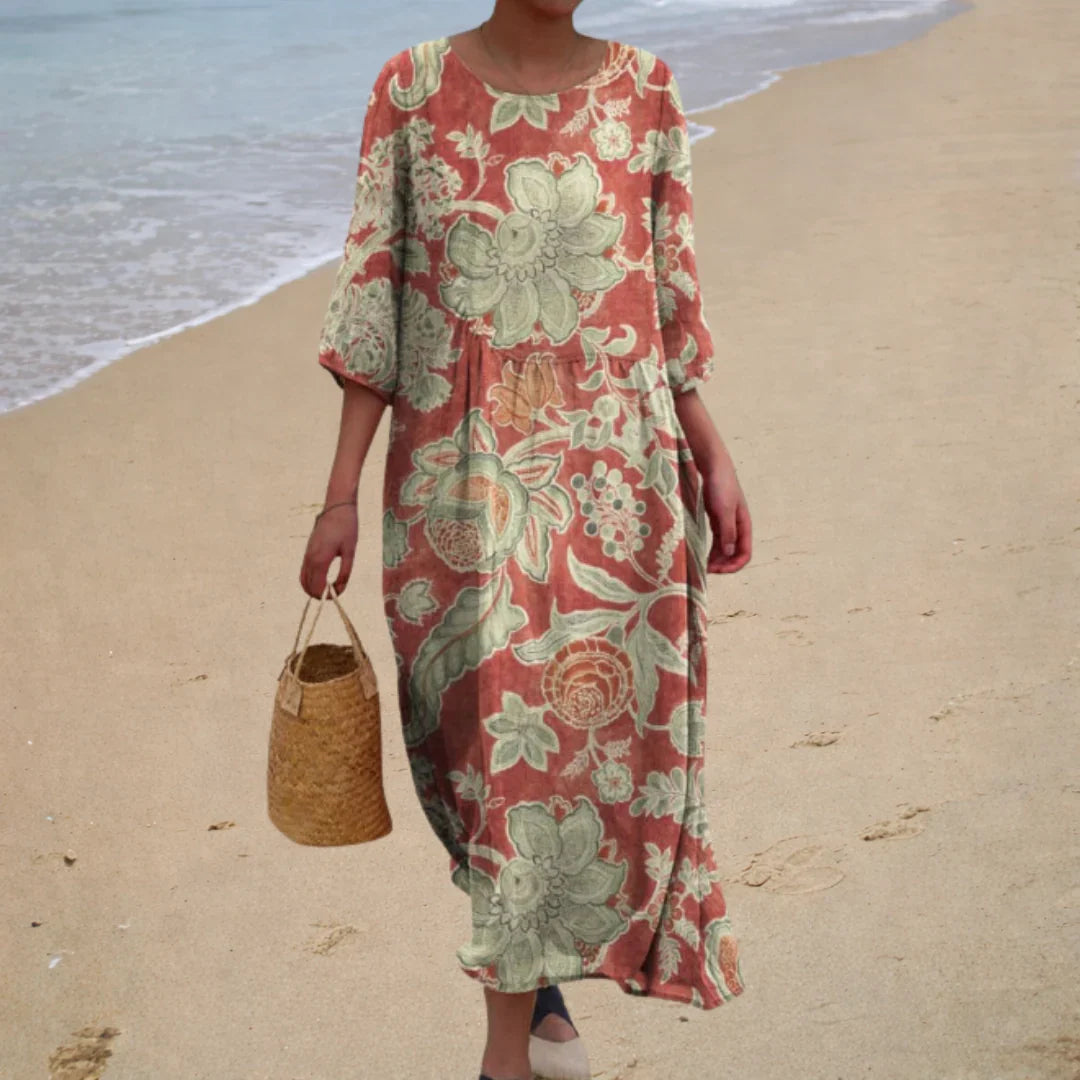 Elegant Flowing Maxi Dress – Sienna Noosa