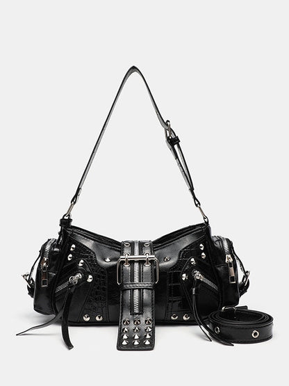 Rivet one-shoulder commuter crossbody motorcycle bag – Sienna Noosa