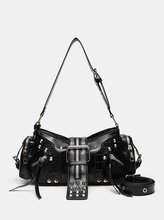 Rivet one-shoulder commuter crossbody motorcycle bag – Sienna Noosa