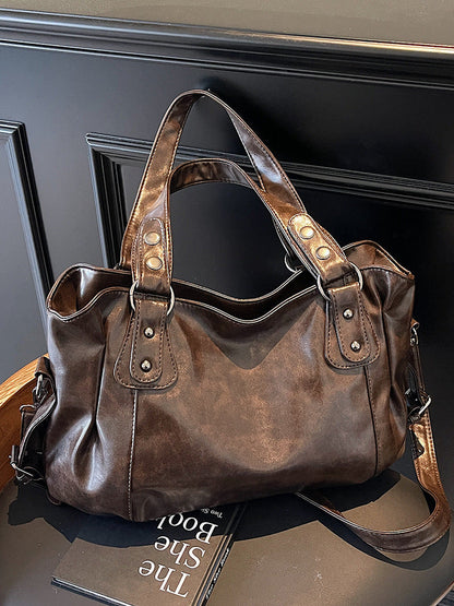 Retro casual high-end niche shoulder tote bag – Sienna Noosa