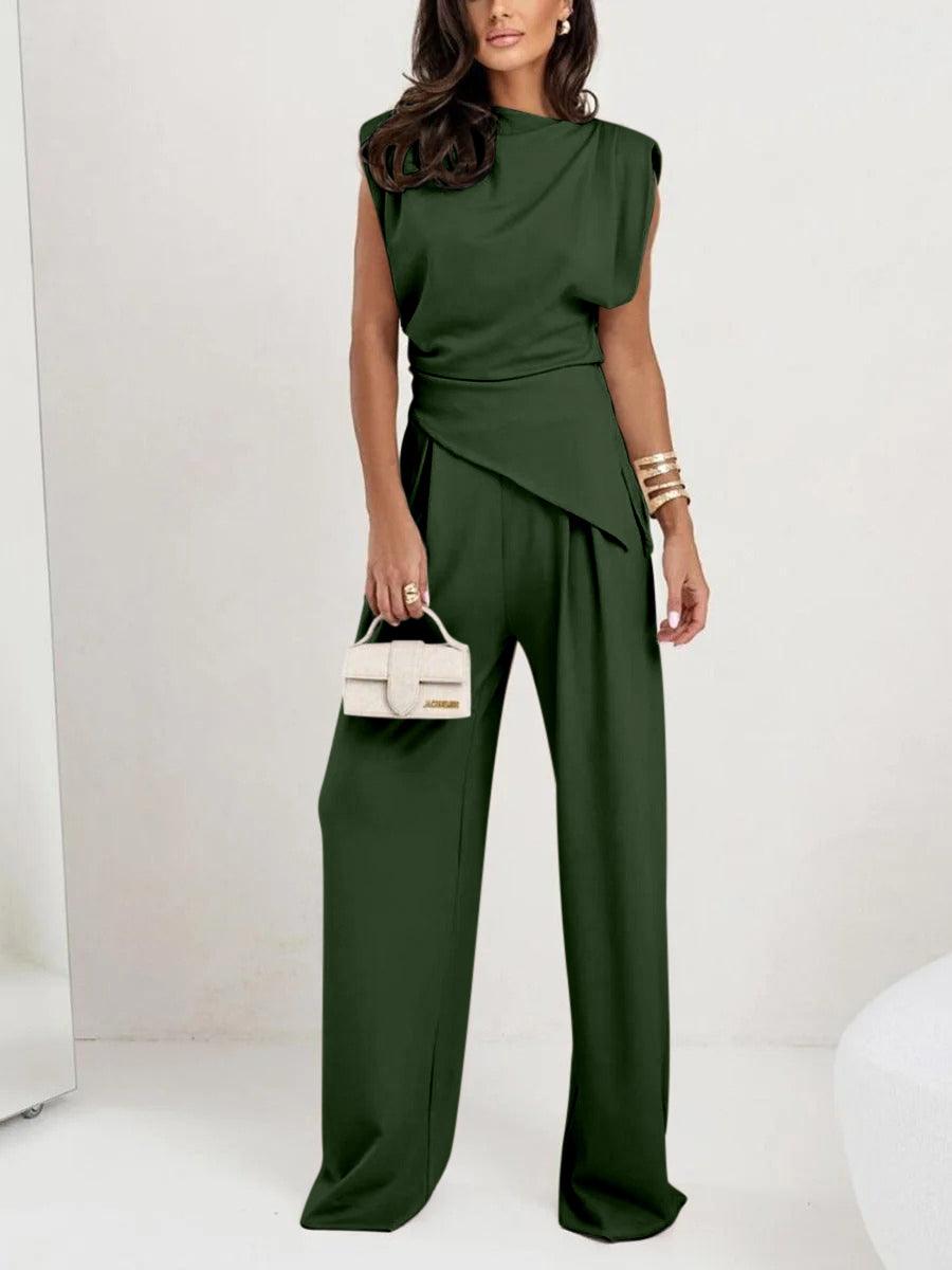 Lrregular Sleeveless Casual Two-piece Set – Sienna Noosa
