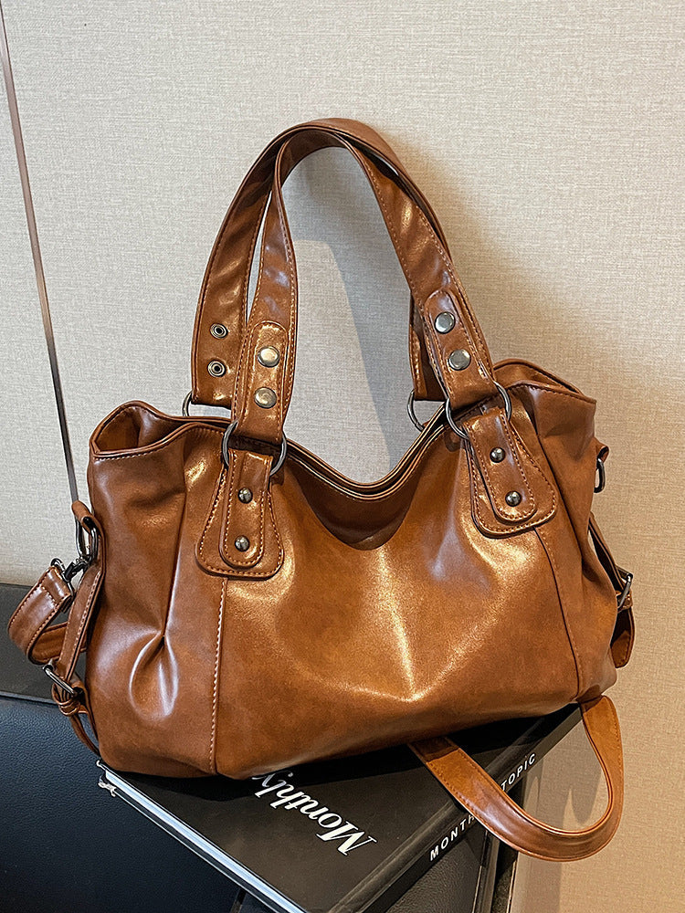 Retro casual high-end niche shoulder tote bag – Sienna Noosa