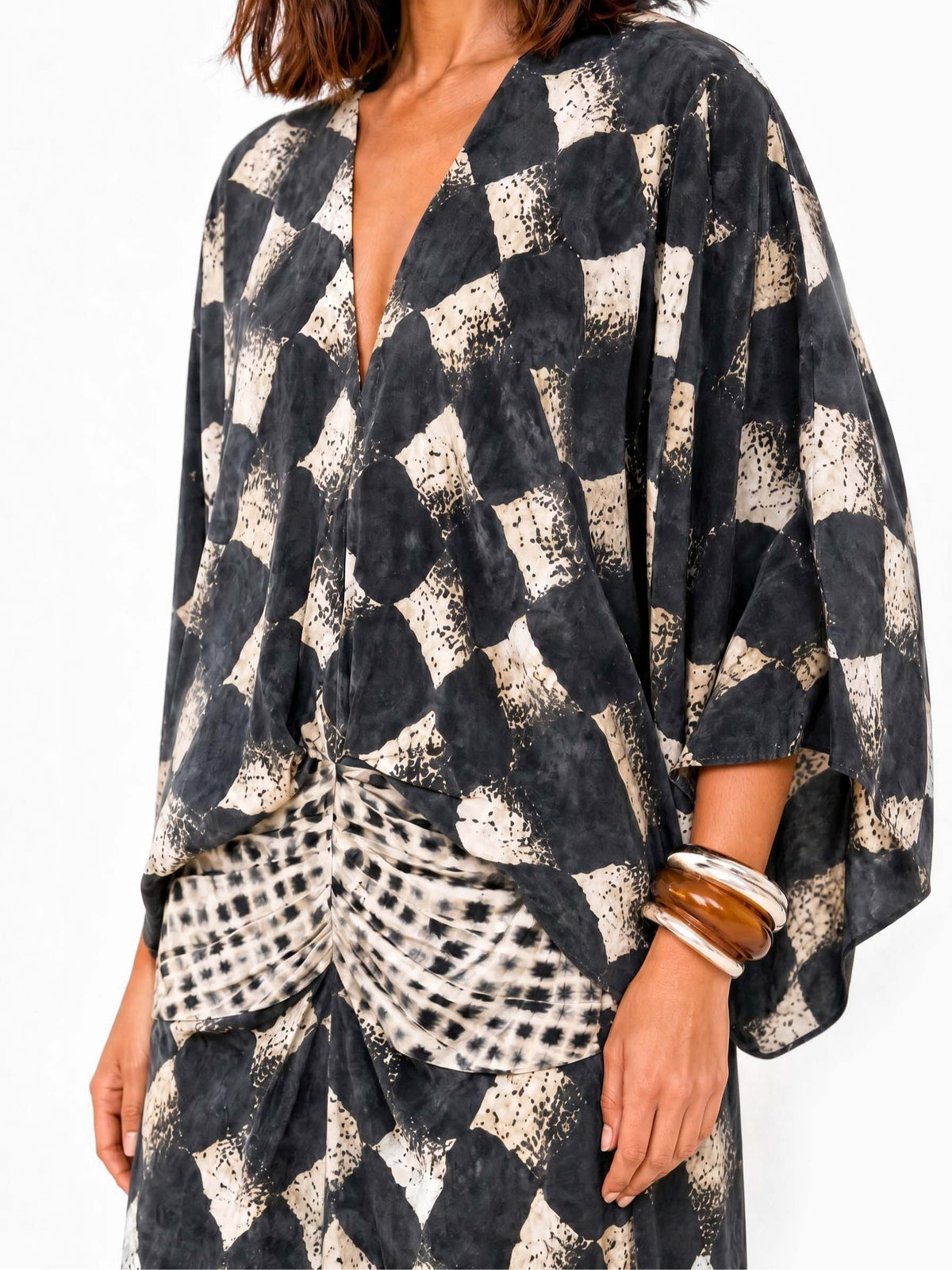 Casual Abstract Checkered Print set – Sienna Noosa