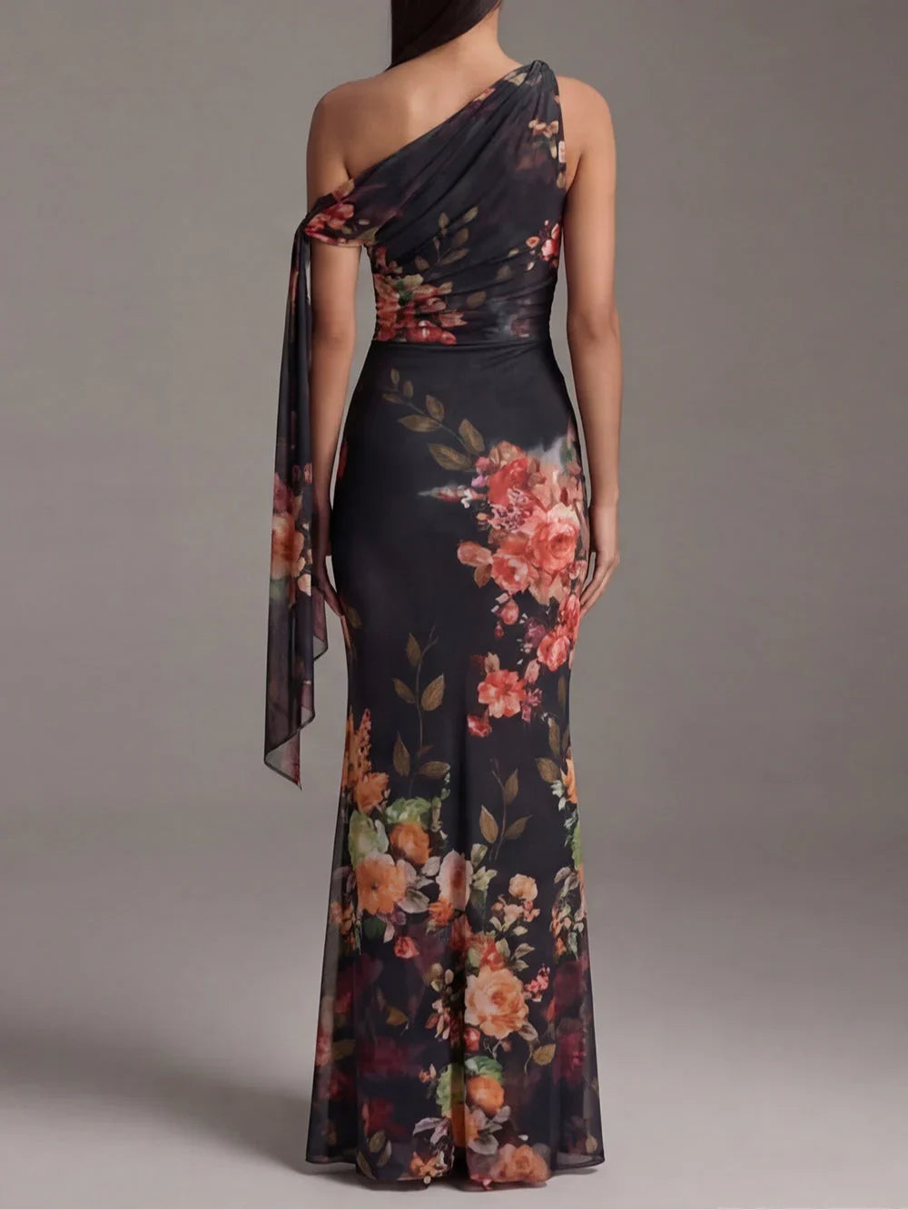 Lorena Maxi Dress Chiffon With Print Paisley And Neckline In V – Sienna Noosa