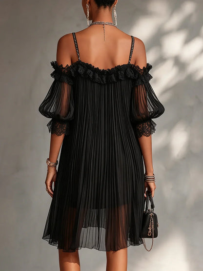 Naia Astrid Miniklanning I Tulpanmodell Med Fargblock Och Frontdragkedja – Sienna Noosa