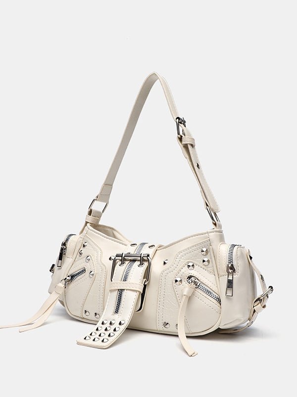 Rivet one-shoulder commuter crossbody motorcycle bag – Sienna Noosa