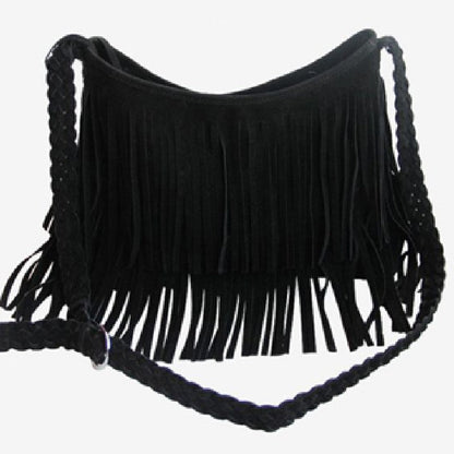 Frosted tassel women's crossbody shoulder bag – Sienna Noosa
