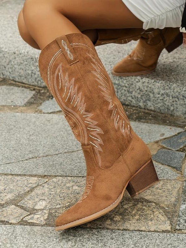 Women's low-heeled cigarette boots – Sienna Noosa