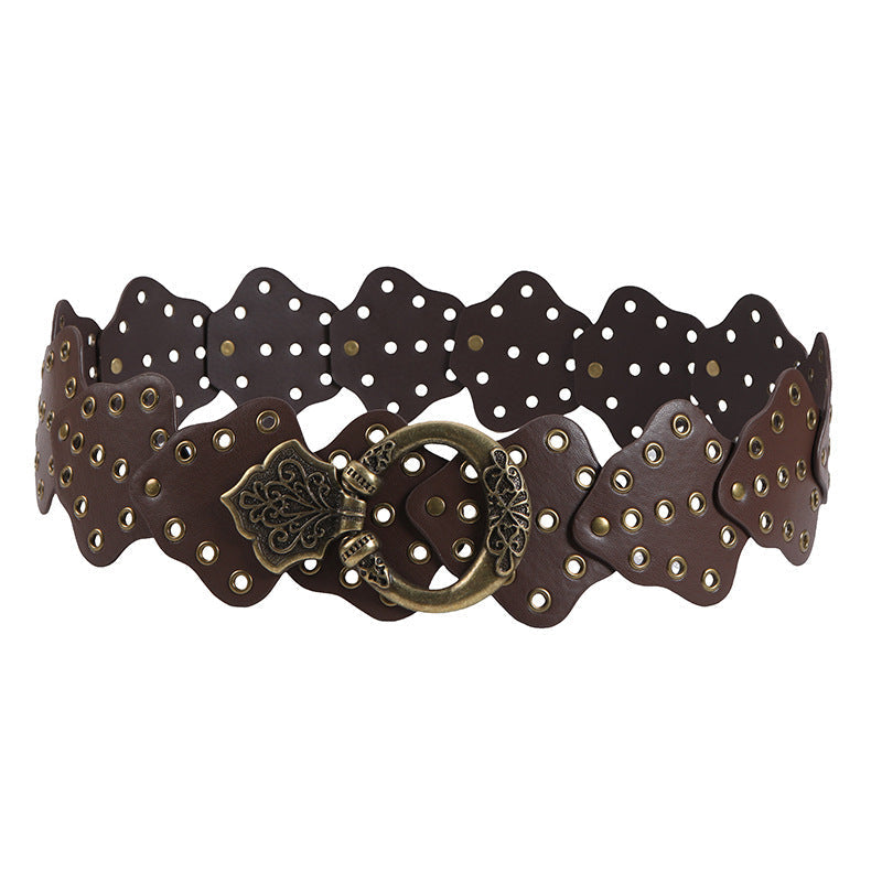 Fashionable and Versatile Leaf Stitched Belt – Sienna Noosa