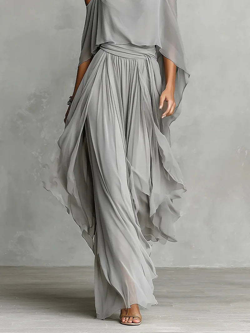 Rosalía Set Two-Piece With Top Elegant Without Sleeves Purple And Trousers – Sienna Noosa