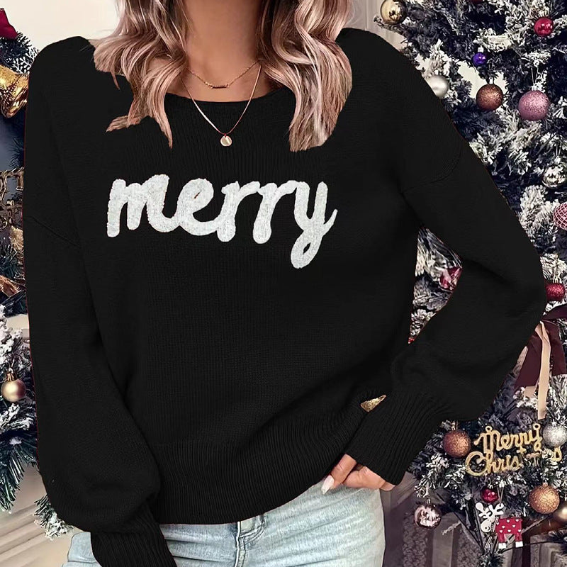 Noelia Christmas Round Neck Long Sleeved Pullover Sweater – Sienna Noosa