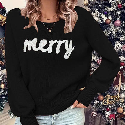 Noelia Christmas Round Neck Long Sleeved Pullover Sweater – Sienna Noosa