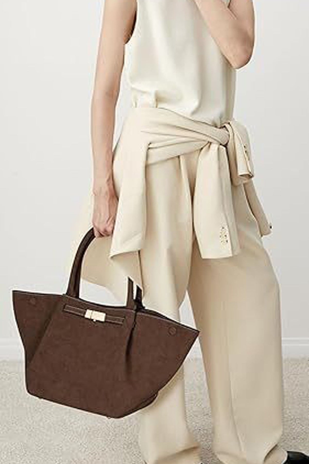 Versatile Vintage Faux Suede Tote Bag – Sienna Noosa