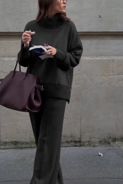 Long Sleeve Sweatshirt Casual Pocket Trousers Two-piece Set – Sienna Noosa