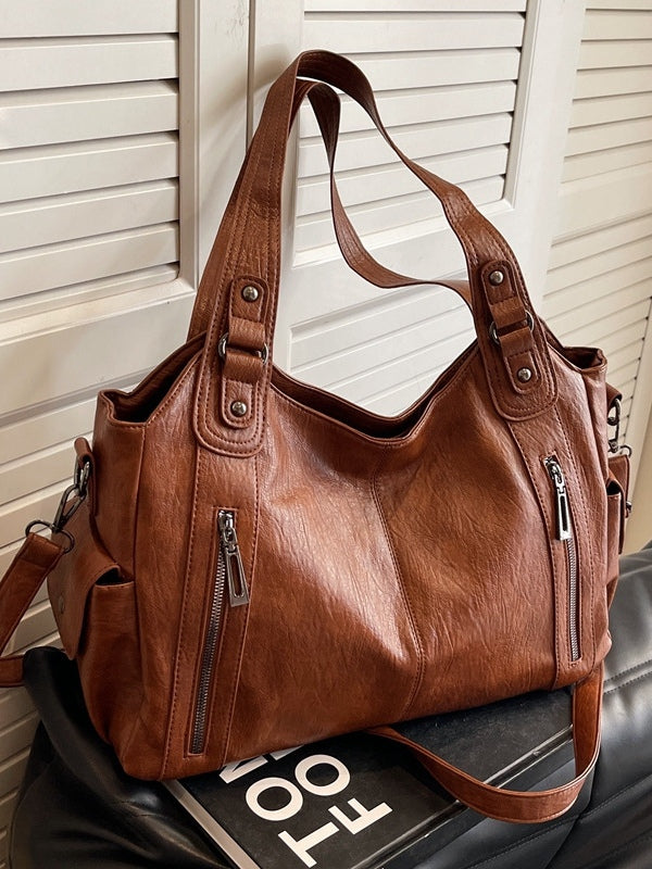 Fashionable rivet high-end large-capacity tote bag – Sienna Noosa
