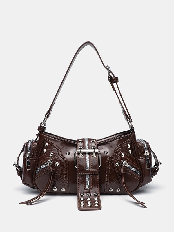 Rivet one-shoulder commuter crossbody motorcycle bag – Sienna Noosa