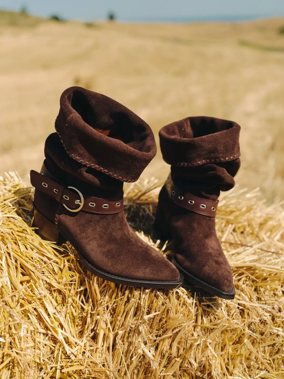 Women's Soft Leather Retro Fashion Riding Boots – Sienna Noosa