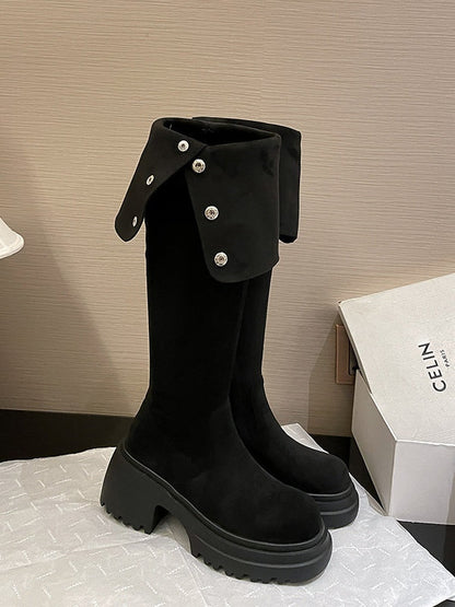 Over the knee boots brown long boots knight boots – Sienna Noosa