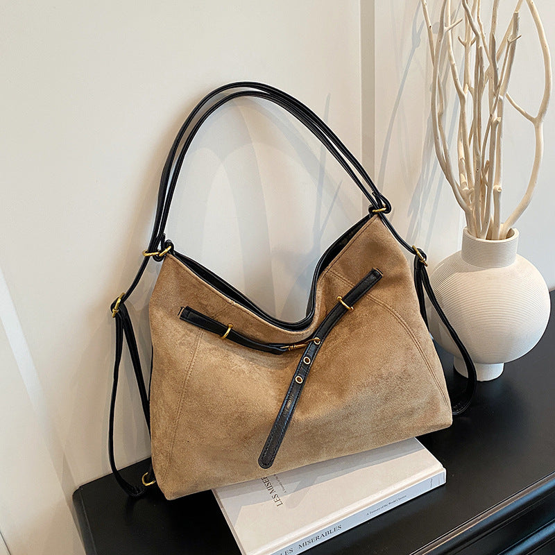 Vintage High End Suede Multifunctional Shoulder Crossbody Bag – Sienna Noosa
