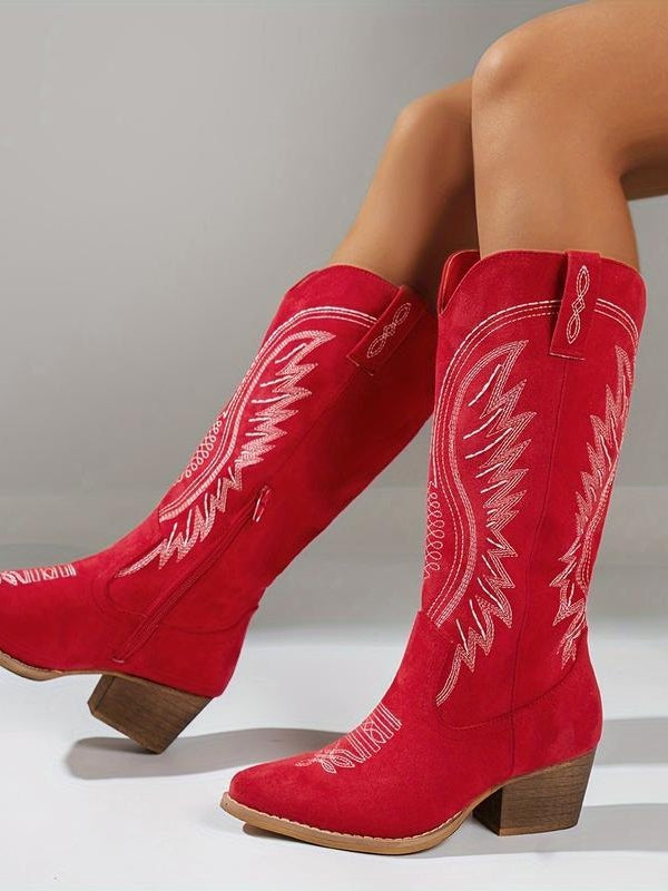 Women's low-heeled cigarette boots – Sienna Noosa