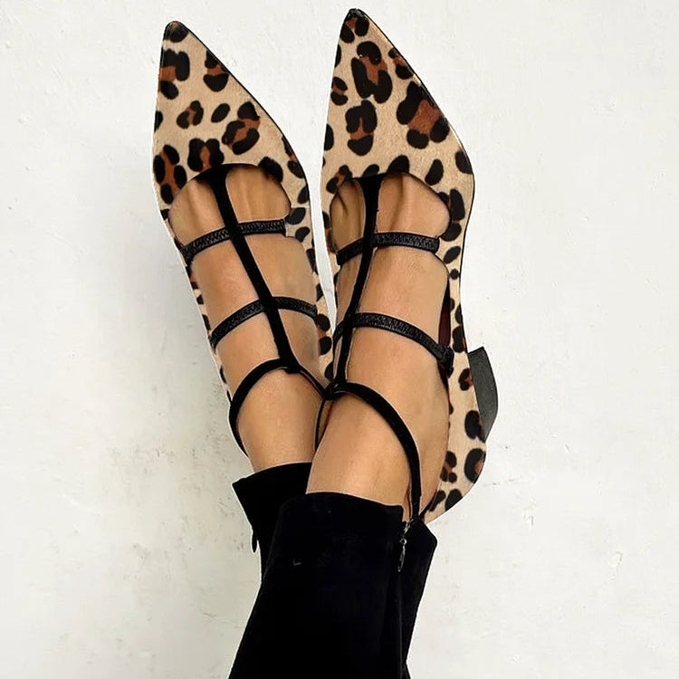 Bridget Heeled Shoes with Leopard Strap – Sienna Noosa
