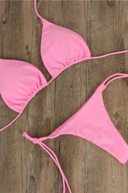Sexy Adjustable Lace-up Two-Piece Swimsuit – Sienna Noosa