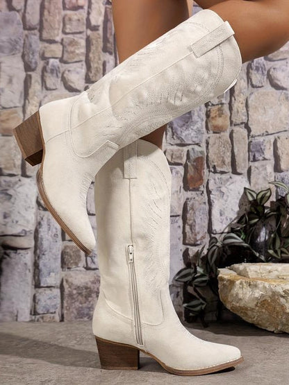 Women's low-heeled cigarette boots – Sienna Noosa