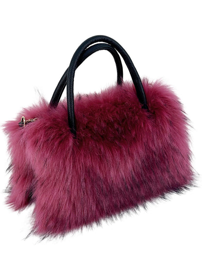 Trendy chain crossbody bag fashionable fur bag – Sienna Noosa